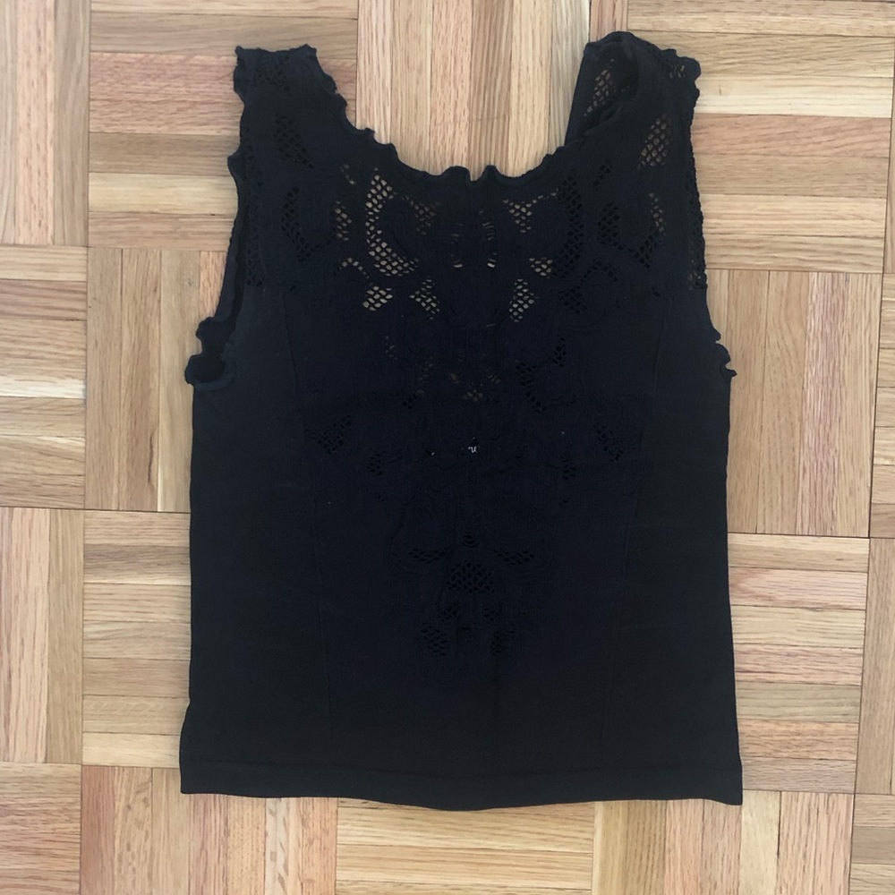 Free People Intimately Top with Cut Outs